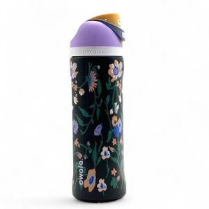 Owala FreeSip Insulated Stainless Steel "Midnight Garden" 24oz Water Bottle  NIB